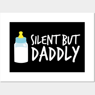 Silent but daddly funny Milk Bottle 01 Posters and Art
